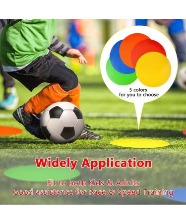 VGEBY 10Pcs Silicone Spot Markers for Speed and Agility Training - Ideal for Soccer, Basketball, Baseball and Athletics - Buy Online on SooperMarket.com