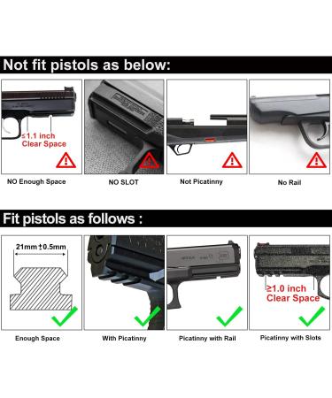 QR-Laser Green Laser Sight Gun Light Combo | 500 Lumens USB Rechargeable Flashlight | Strobe Function | For Pistols & Handguns | Upgraded GL10 - Buy Online on SooperMarket.com