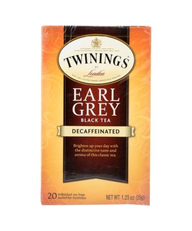 TWININGS TEA, TEA,DECAF,EARL GREY 20 BAG