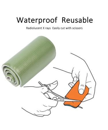 Roll Splint Polymer Foam Waterproof Rolled Splint Flexible Support for Wrist for Neck(11 * 46cm) - Buy Online on SooperMarket.com