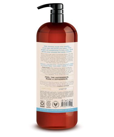 Soapbox Argan Oil Conditioner - Sulfate, Paraben, Silicone Free, Color Safe, Vegan (33.8 oz) - Buy Online on SooperMarket.com