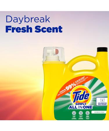 Buy Tide Simply Liquid Laundry Detergent Daybreak Fresh - 168 oz | 128 Loads - International Shipping Available - Buy Online on SooperMarket.com