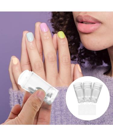 Shop Minkissy 3-Sentence Nail Art Silicone Stamp Perfect for DIY Nail Art | Clear Nail Stamp & Pressure Tool for Beautiful Manicure | International Shipping Available - Buy Online on SooperMarket.com