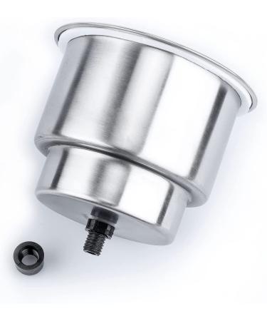 Marinebaby Stainless Steel Cup Drink Holder with Drain Marine Boat Rv Camper 2 - Buy Online on SooperMarket.com