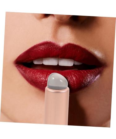 2pcs Silicone Lip Brush Applicator Set - Perfect for Lipstick Lip Balm & Eyeshadow - Makeup Tools for Flawless Application - Buy Online on SooperMarket.com