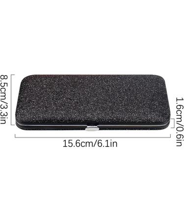 Tweezers Storage Cases Rectangle Eyelash Curler Protective Box Eyelash Tweezers Scissors Organizing Bags for Home Supplies Black - Buy Online on SooperMarket.com
