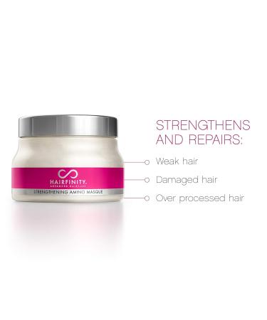 Hairfinity Strengthening Amino Treatment Masque & Botanical Hair Growth Oil - Hydrating Mask for Dry, Damaged Hair - Buy Online on SooperMarket.com