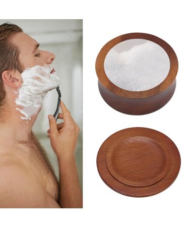 Wooden Shaving Soap Bowl with Lid - Classic Men s Wet Shave Bowl | Easy to Use & International Shipping - Buy Online on SooperMarket.com