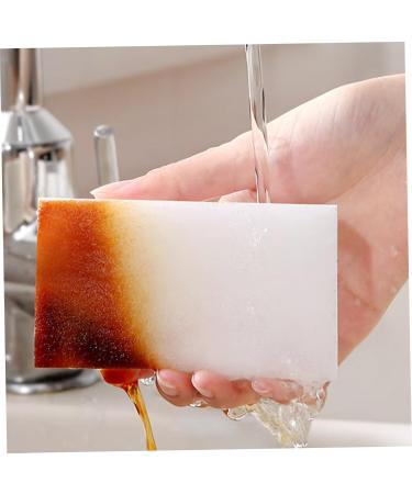 Sponges for Cleaning 100Pcs Eraser Sponges for Cleaning Cuttable Foam Sponge Cleaning Sponges Thick and Long Lasting White Sponges Multi-Functional Eraser Sponges - Buy Online on SooperMarket.com