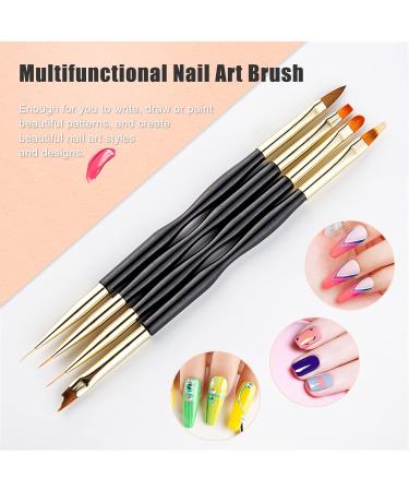 Sularpek Nail Art Liner Brushes Set - 4 Double Ended Brushes for Drawing, Painting, and DIY Design - Buy Online on SooperMarket.com