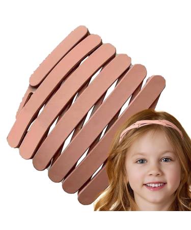 Hair Band for Washing Face | Folding Headband Small Hair Band - Pocket-Sized Thin Makeup Headbands Adjustable Face Wash Headband for Washing Pink