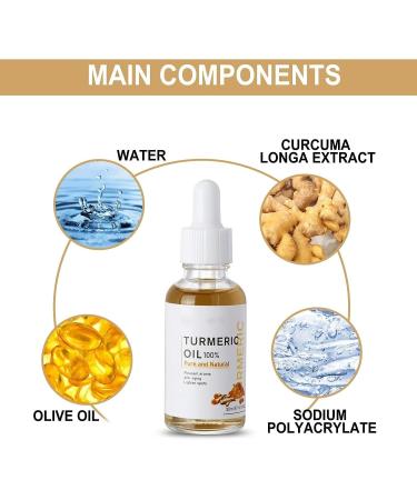 2022 Turmeric Dark Spot Corrector Serum for Face - Natural Skin Care Moisturizing Serum (2PCS-60ml) - Buy Online on SooperMarket.com