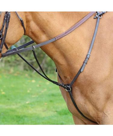 Shires Aviemore Hunt Weight Breastplate-Black Cob - Buy Online on SooperMarket.com