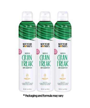 Not Your Mother's Clean Freak Tapioca Dry Shampoo 3-Pack - 7 oz - Instantly Absorbs Oil - Refreshing Formula - Packaging May Vary - Buy Online on SooperMarket.com