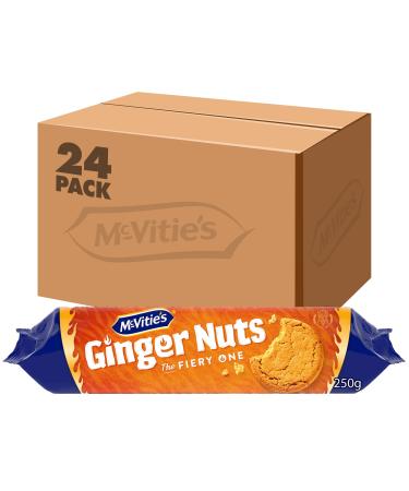 McVitie's Ginger Nuts Biscuits 250 g (24 Pack)
