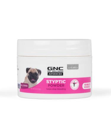 GNC Pets Advanced Styptic Powder for Dogs | Styptic Powder for Dogs, Use for Nail Clipping | Stop Bleeding with Styptic Powder for Dogs | Dog Styptic Powder, 0.5 oz (FF14825)