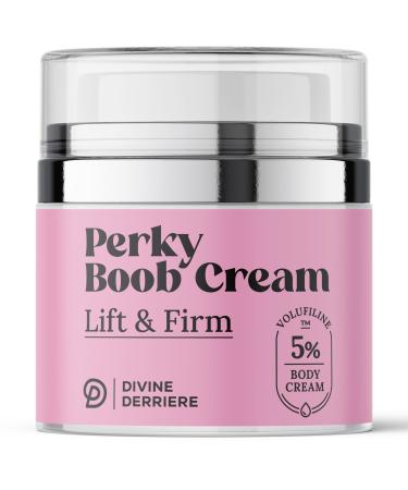 Divine Derriere Perky Body Cream - Lift & Firm Skin Tightening Cream for Body - Moisturizing Chest Firming Cream with Volufiline Helps Tighten Saggy Crepey Skin for a Perkier Look & Toned D collet