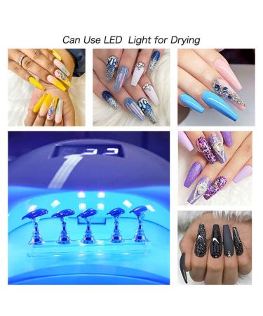 NOVAL DIY Press on Nail Making Kit - 500PCS Full Cover Coffin Nail Tips with Magnetic Holder, Glue, Cutter Clipper & Adhesive Putty - Nail Art Set - Buy Online on SooperMarket.com