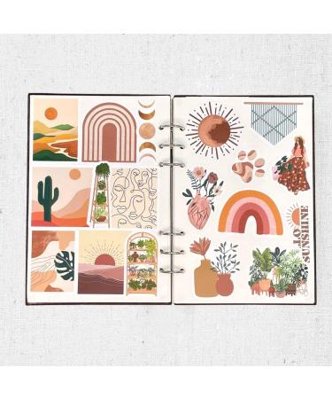 Anerza 200 PCS Boho Vinyl Waterproof Stickers - Cute Aesthetic Plant Sticker Packs for Water Bottles, Laptop, Journal - Small Business and Scrapbook Supplies for Adults and Teens - Buy Online on SooperMarket.com