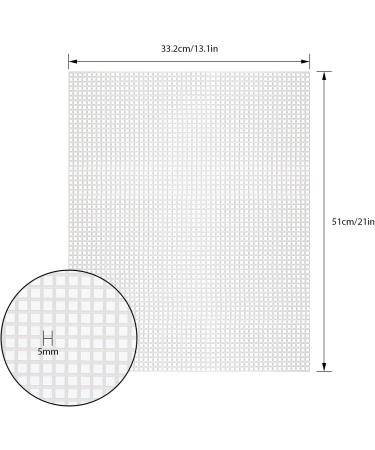 10PCS Mesh Plastic Canvas Sheets for Embroidery Crafting - 21x13.1 Inch - Acrylic Yarn and Knit Projects - Buy Online on SooperMarket.com