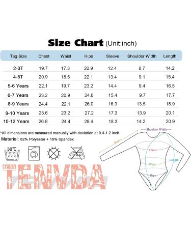 Sparkly Unicorn Rainbow Gymnastics Leotard for Girls | Long Sleeve Tumbling Outfit Age 2-9 Years | Tie Dye B 2-3T - Buy Online on SooperMarket.com