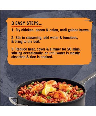 Schwartz Cajun Chicken & Rice Recipe Mix 32g - Easy One-Pan Meal Solution - Buy Online on SooperMarket.com