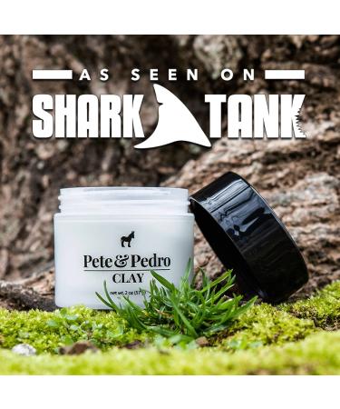 Pete & Pedro CLAY - Men's Hair Clay for Medium Hold and Matte Finish - Adds Body and Thickness - 2 oz (Pack of 1) - Buy Online on SooperMarket.com