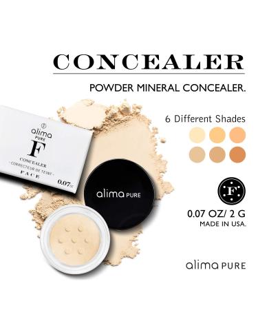 Alima Pure Full Coverage Concealer Makeup - Velvety Mineral Powder Concealer for Dark Circles - Maple 0.07 Ounce - Buy Online on SooperMarket.com