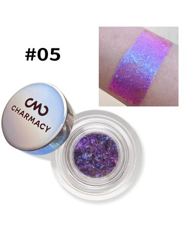 CHARMACY Multi Chrome Flakes Cream Chameleon Gel Eyeshadow 05 - Highly Pigmented & Long Lasting Metallic Makeup - Buy Online on SooperMarket.com