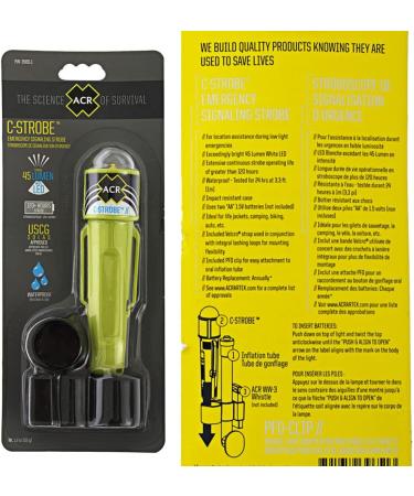 ACR C-Strobe Manual Activated Personal Distress Strobe Light 3947 - Buy Online on SooperMarket.com