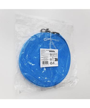 Looxmeer 7m Neon Blue Dog Tow Line - Robust Training Line with Storage Bag | International Shipping Available - Buy Online on SooperMarket.com