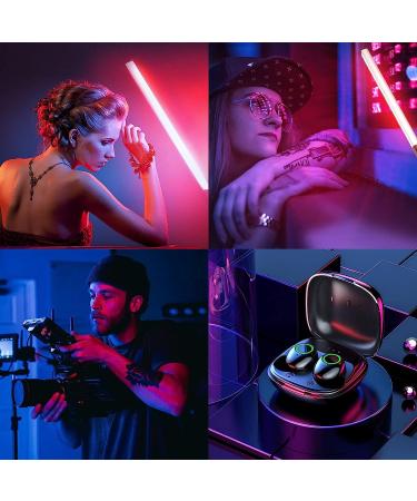 LUXCEO RGB LED Photography Lighting Wand - 1000 Lumens, CRI 95+, USB Rechargeable, Remote Control, Carry Bag - Adjustable Color Temp, 36 Colors - Buy Online on SooperMarket.com
