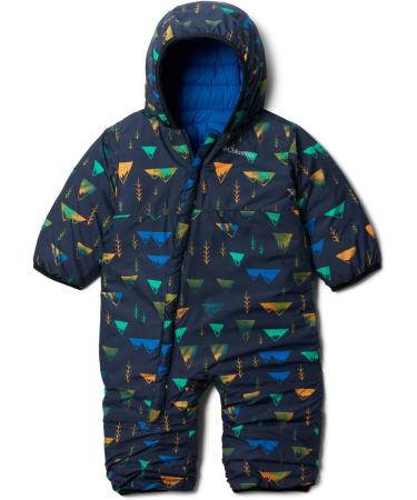 Columbia Kids Reversible Bunting Snowsuit Romper 18-24 Months - Collegiate Navy/Bright Indigo/Dark Mountain - Buy Online on SooperMarket.com