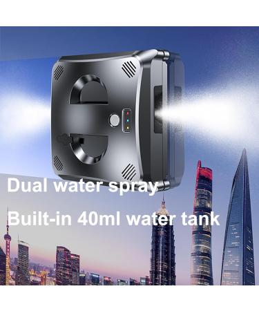 emobwdy Window Cleaner Robot | Smart Square Glass Cleaning Robotic W/ 3000 Strong Suction/Remote Control/40ml Water Tank | Window Cleaning Tool For Windows/Tiles/Class Door White - Buy Online on SooperMarket.com