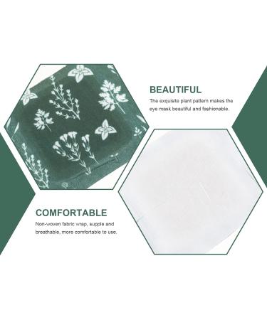 Healifty 5Pcs Chinese Medicine Wormwood Steam Eye Masks - Relieve Eye Fatigue and Puffy Eyes with Moist Heating Pads (Green) - Buy Online on SooperMarket.com