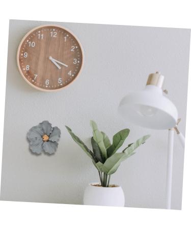 HOLIDYOYO 1 Set Ceramic Hibiscus Wall Art Outdoor Sunflower Decor Floral Wall Decoration Ceramics 7.5X7.2X2.4CM - Buy Online on SooperMarket.com