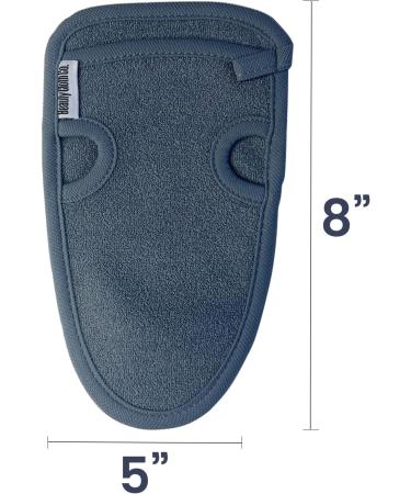 TheBeautyClothCo Exfoliating Gloves - 2 PC Body Scrubber for Soft Skin - Lymphatic Drainage Gloves for Dead Skin Remover - Advanced Skincare Kit for Women & Men - Buy Online on SooperMarket.com