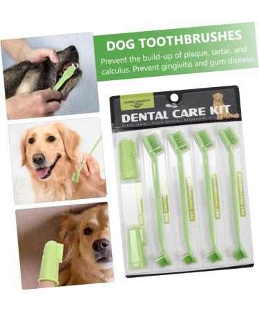 HAPINARY 1 Set Pet Toothbrush Pet Mouth Cleaning Tool Pet Dog Toothbrush Cat Toothpaste Tools Pets Pp - Buy Online on SooperMarket.com