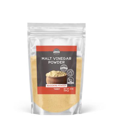 Birch & Meadow 8 oz, Malt Vinegar Powder, Tangy & Sweet Flavor & Aroma, Easy to Dissolve 8 Ounces