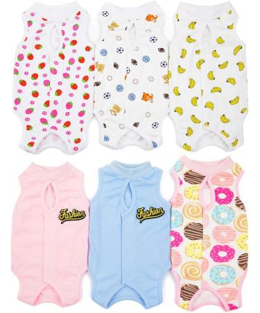 BT Bear Cat Professional Surgery Recovery Suits Cat Clothes for Abdominal Wounds or Skin Diseases After Surgery Wear Home Clothing L: back length 35cm Donuts - Buy Online on SooperMarket.com