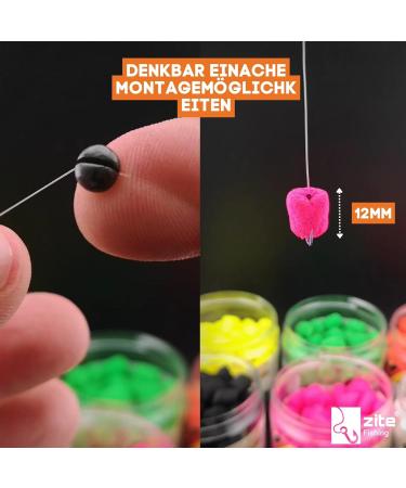Zite Fishing Troutmallows - Premium Marshmallow Bait for Trout - 40g - Vibrant Colors & Intense Flavors - Perfect for Combination with Natural Baits - 6 Series Mix Bundle - Buy Online on SooperMarket.com