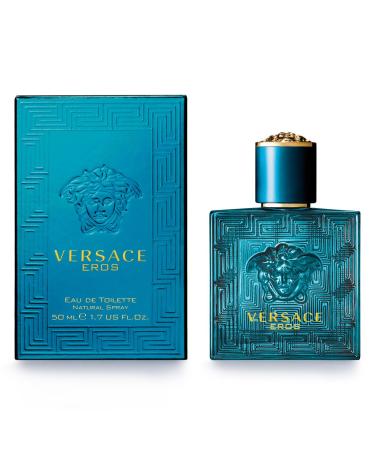 Versace Eros Eau de Toilette Spray for Men 1.7 Ounce 1.7 Fl Oz (Pack of 1) - Buy Online on SooperMarket.com