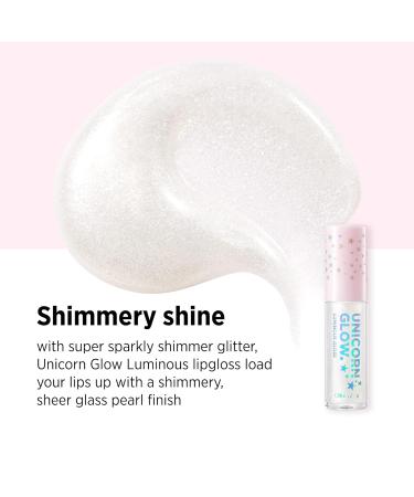 UNICORN GLOW Luminous Lip Gloss - Diamond 0.18 oz. Moisturizing & Hydrating Shimmery Finish - Buy Online on SooperMarket.com