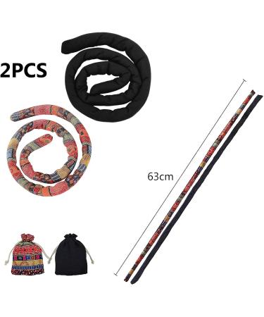 Nizirioo 2 Piece Spiral Hair Elastics Hair Accessories Ponytail Holder Folding Dreadlock for Ponytail Hair Tie Dreadlocks Hair Ties for Women Men - Buy Online on SooperMarket.com