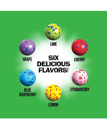 Toxic Waste Sour Smog Balls | 3-Pack Bags - 6 Flavors | Hard Candy with Chewy Sour Center - Buy Online on SooperMarket.com