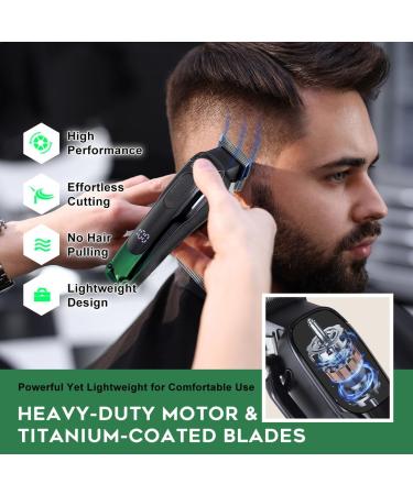 Buy Hatteker Professional Hair Clippers for Men | Cordless Clippers & Trimmers Set | Rechargeable Beard Trimmer - International Shipping Available - Buy Online on SooperMarket.com
