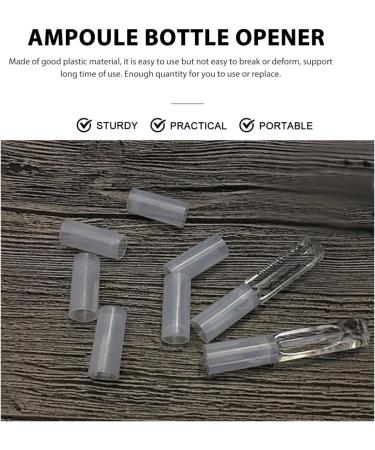 KALLORY Corkscrew Tools Glass Vial Cutter 50Pcs Ampoule Opener Portable Professional Ampoule Breakers Ampoule Opening Tool Glass Vial Breaker Travel - Buy Online on SooperMarket.com