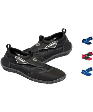CRESSI Reef Shoes - Aquatic Activity Shoes Adults and Children Unisex Reef Black 44 EU