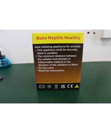 Buy Dernord 100W UV Heat Lamp for Turtles Geckos & Terrariums - Full Spectrum E27 Solar Spotlight - Buy Online on SooperMarket.com