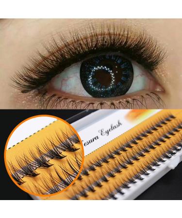 Bodermincer C Curl 0.07mm 60pcs Individual Fake Eyelash Cluster Extensions (8mm) - Buy Online on SooperMarket.com